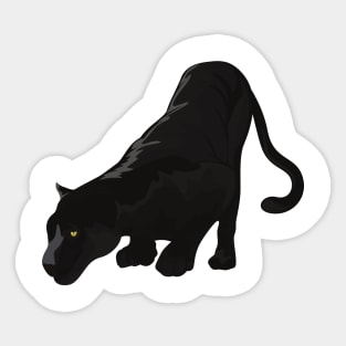 black panther tshirt Sticker